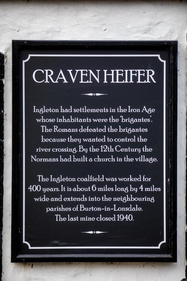 Отель Craven Heifer Ingleton Инглтон Экстерьер фото